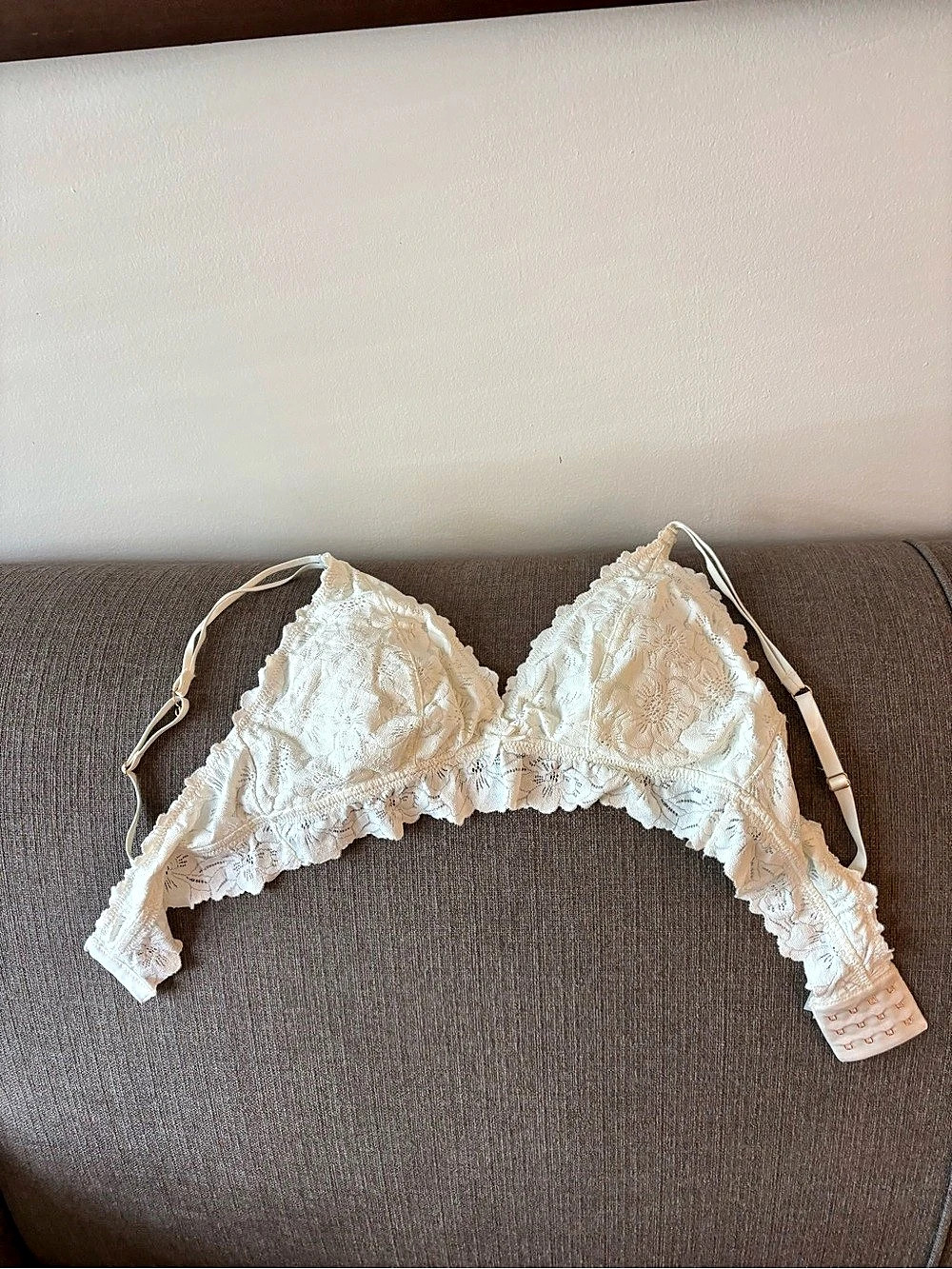 aerie Real Good Lace Bralette Floral Bra